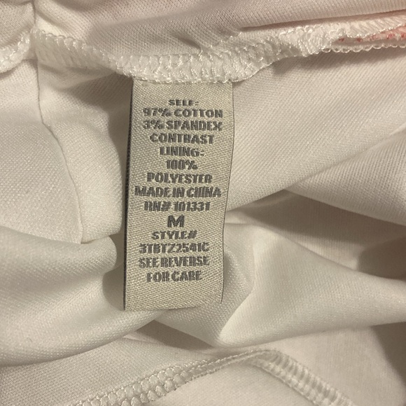 Charlotte Russe Bailey Blue Women’s M Mini Tank Dress Red/White Herringbone NWT - Picture 8 of 9